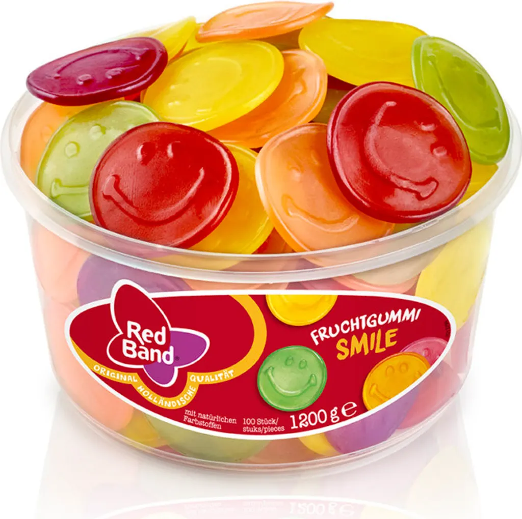 Red Band Fruchtgummi Smile 100 Stück, 1150g 4 Red Band Fruchtgummi Smile 100 Stück, 1150g – Bild 2