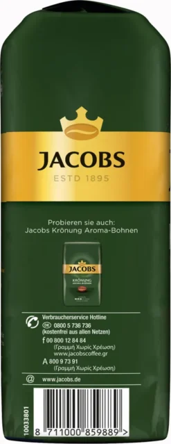 JACOBS Kaffeebohnen Krönung Aroma-Bohne Kräftig 500g Ganze Kaffee Bohnen -Haribo || Tassimo || Senseo Verkaufsgeschäft 00a693f1e01f8e1c0c6a231eb02e2c41