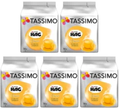 TASSIMO Café HAG Entkoffeiniert 5er Pack T Discs Kaffee Kapseln 5 X 16 Getränke -Haribo || Tassimo || Senseo Verkaufsgeschäft 01b06271e3ee698ea9bce752f83bbd4b