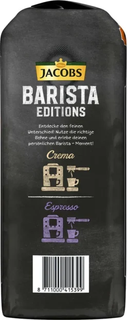 JACOBS Kaffeebohnen Barista Editions Crema Intense 2 X 1kg Ganze Bohnen + 1 Aluminiumdose Im Barista Design -Haribo || Tassimo || Senseo Verkaufsgeschäft 028a4712a2d5085cf4d9df4a7c17d6cf