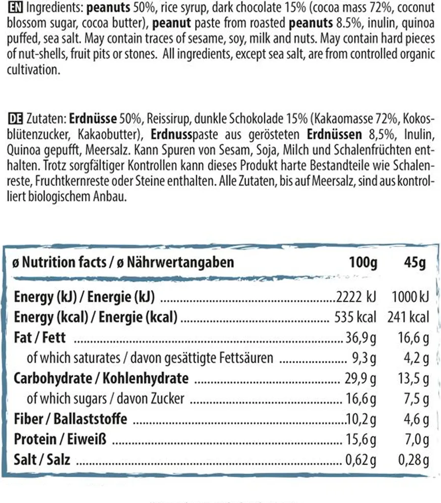 Naturally Pam By Pamela Reif | Nut Cluster | Nuss Snack | 1 X 90g | Peanut Choco 6 Naturally Pam By Pamela Reif | Nut Cluster | Nuss Snack | 1 X 90g | Peanut Choco – Bild 4