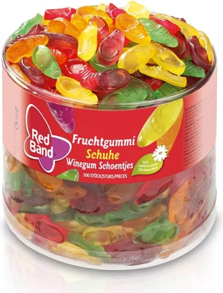 Red Band Fruchtgummi Schuhe 500 Stück, 1250g 3 Red Band Fruchtgummi Schuhe 500 Stück, 1250g