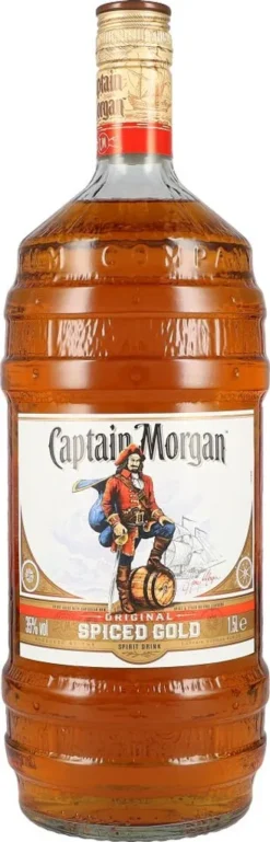 Captain Morgan Original Spiced Gold Barrel Bottle | 35 % Vol | 1,5 L -Haribo || Tassimo || Senseo Verkaufsgeschäft 032f25d1ea9f96323c52540cb358a700