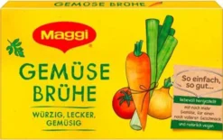Maggi Gemüse Brühe Würzig Lecker Gemüsig Ergibt 8 Liter 168g -Haribo || Tassimo || Senseo Verkaufsgeschäft 04208fd10ac8fe4d1d6d8eb13619bec4