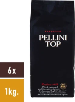 Pellini - TOP 100% Arabica Bohnen - 6x 1 Kg -Haribo || Tassimo || Senseo Verkaufsgeschäft 04eaee19ca4276c734f3550910d3914c