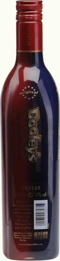 Dooley's Toffee Cream Liqueur The Original | 17 % Vol | 0,7 L 6 Dooley's Toffee Cream Liqueur The Original | 17 % Vol | 0,7 L – Bild 4