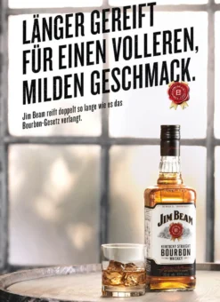 Jim Beam Kentucky Straight Bourbon Whiskey | 40 % Vol | 0,7 L -Haribo || Tassimo || Senseo Verkaufsgeschäft 0575c83786bf691a813cc96339c9851b