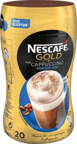 Nescafé® Nescafé Gold Typ Cappuccino Weniger Süß | 250g Dose 29 Nescafé® Nescafé Gold Typ Cappuccino Weniger Süß | 250g Dose -Haribo || Tassimo || Senseo Verkaufsgeschäft 05d322a64149a3bc983165c9e24e1e59