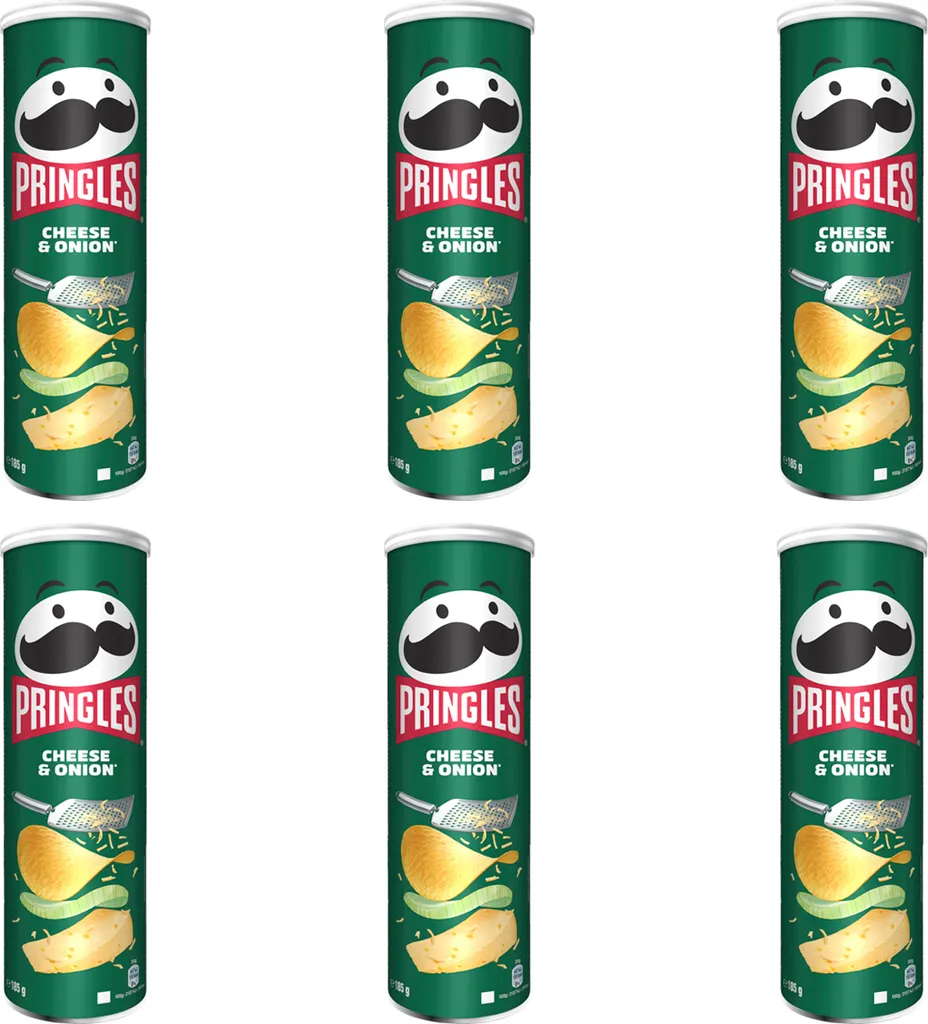 Pringles Cheese Und Onion Käse Und Zwiebelgeschmack 185g 6er Pack 3 Pringles Cheese Und Onion Käse Und Zwiebelgeschmack 185g 6er Pack