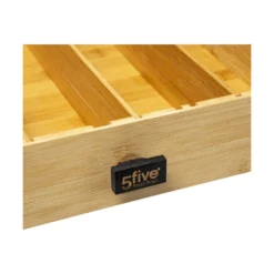 5five Simply Smart Aufbewahrungsbox Kaffe Kapsel Modern Metall Bambus Schwarz/braun 7,5cm X 33cm X 31cm -Haribo || Tassimo || Senseo Verkaufsgeschäft 0819644cdd584535b6e5e5cc3e82d544