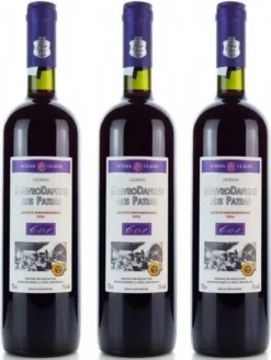 3x750ml Mavrodaphne Rotwein Imperial 15% Vol. Griechischer Dessertwein Set