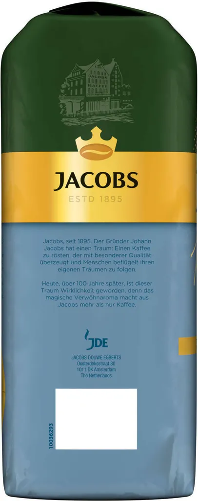JACOBS Kaffeebohnen Expertenröstung Crema Mild Röstung Des Jahres 3 Kg Ganze Geröstete Bohnen + 1 Jacobs Barista Becher+ 1 Dose 8 JACOBS Kaffeebohnen Expertenröstung Crema Mild Röstung Des Jahres 3 Kg Ganze Geröstete Bohnen + 1 Jacobs Barista Becher+ 1 Dose – Bild 6