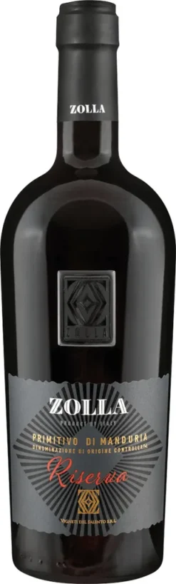 Vigneti Del Salento Zolla Primitivo Di Manduria Riserva DOC 2019 (0,75l) Trocken
