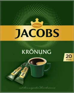 JACOBS Löskaffee Krönung 16 X 20 Sticks Löslicher Kaffee Instantkaffee 320 Getränke 16 JACOBS Löskaffee Krönung 16 X 20 Sticks Löslicher Kaffee Instantkaffee 320 Getränke -Haribo || Tassimo || Senseo Verkaufsgeschäft 0c4bff971892decef32c952364e9d188