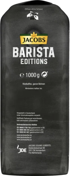 JACOBS Kaffeebohnen Barista Editions Crema 3 Kg Geröstete Bohnen + 1 Jacobs Barista Becher + 1 Dose 14 JACOBS Kaffeebohnen Barista Editions Crema 3 Kg Geröstete Bohnen + 1 Jacobs Barista Becher + 1 Dose -Haribo || Tassimo || Senseo Verkaufsgeschäft 0d63e5e70b92352acebac272499903e4