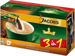 Jacobs Classic 3in1 Sticks | Löslicher Kaffee | 10 Portionen -Haribo || Tassimo || Senseo Verkaufsgeschäft 0f4e5bf55b456fcc43734305c682646f
