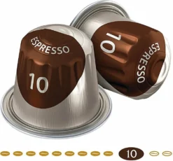 JACOBS Espresso 10 Intenso 200 Nespresso®* Kompatible Kaffeekapseln -Haribo || Tassimo || Senseo Verkaufsgeschäft 0ff394ca27cc59448f0c0d6d2bf5af8e