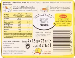 Maggi Bratensaft Zum Abrunden Oder Zu Fleisch 72g 4er Für 4x 250ml -Haribo || Tassimo || Senseo Verkaufsgeschäft 11cc15635e0eee452a838cdbe4c72002