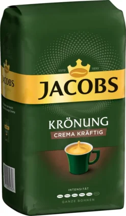 JACOBS Kaffeebohnen Krönung Crema Kräftig 2 X 1kg Ganze Kaffee Bohnen Geröstet -Haribo || Tassimo || Senseo Verkaufsgeschäft 13e74f28c6aef51d5c0ac230d8eb3e15 2