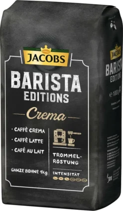 JACOBS Kaffeebohnen Barista Editions Crema 2x1 Kg Ganze Kaffee Bohnen Geröstet -Haribo || Tassimo || Senseo Verkaufsgeschäft 1488a7c29b812f3f96b93ef7efbf39d2