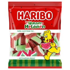 Haribo Melonen Trikolor 3cm Großen Fruchtgummihappen Dreifarbig 160g