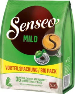 SENSEO Pads Mild UTZ 10 X 36 Kaffeepads Vorratspack - 360 Getränke -Haribo || Tassimo || Senseo Verkaufsgeschäft 15bcffc5840fddf25a417ecd4ae299f5
