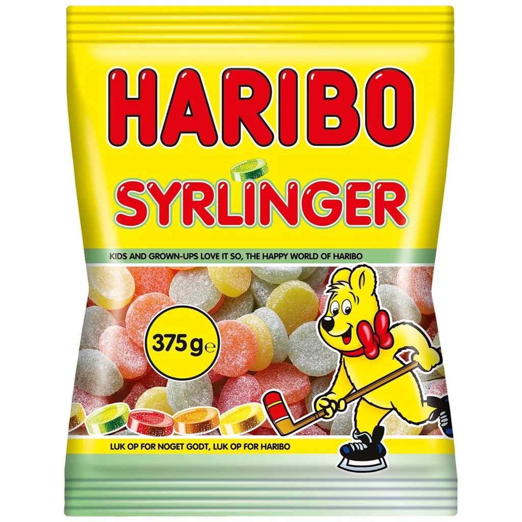 Haribo Syrlinge 375g 3 Haribo Syrlinge 375g