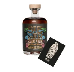Siegfried Wonderoak 0,5L Alkoholfreier Rum Mit Mixcompany Grußkarte