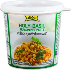 [ 400g ] LOBO Würzpaste Mit Basilikum / Holy Basil Seasoning Paste