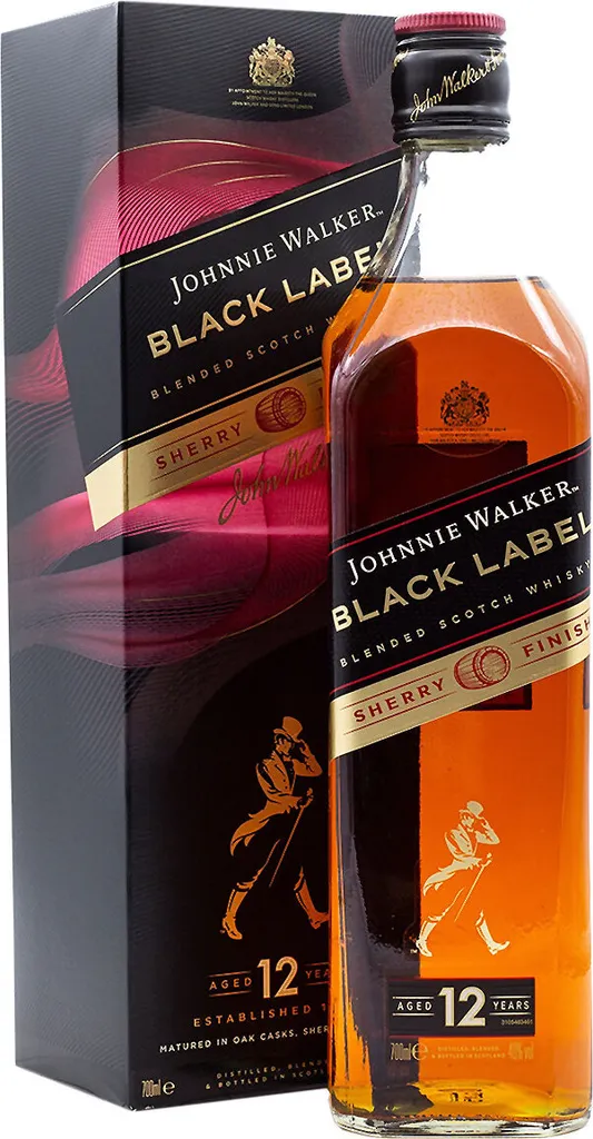 Johnnie Walker Black Label Aged 12 Years Sherry Finish Blended Scotch Whisky 0,7l 4 Johnnie Walker Black Label Aged 12 Years Sherry Finish Blended Scotch Whisky 0,7l – Bild 2