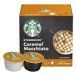 Nestlé® Starbucks By Nescafe Dolce Gusto Caramel Macchiato Arabica Kaffee 12 Kapseln -Haribo || Tassimo || Senseo Verkaufsgeschäft 1980fc42718da05829ce68da80caa8c4