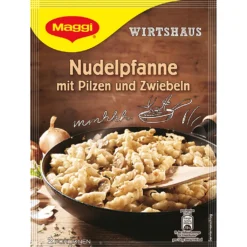 Maggi Wirtshaus Nudelpfanne Mit Pilzen Und Zwiebeln Deftig Lecker 164g