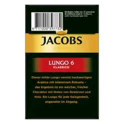 JACOBS Kapseln Lungo Classico 5 X 40 Nespresso®* Kompatible Kaffeekapseln -Haribo || Tassimo || Senseo Verkaufsgeschäft 1af1280c135d1d7000e345813555ac9f