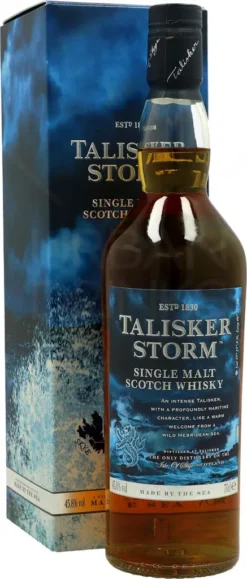 Talisker Storm Single Malt Scotch Whisky In Geschenkpackung | 45,8 % Vol | 0,7 L -Haribo || Tassimo || Senseo Verkaufsgeschäft 1b49ceb0dd0a7851c0abbb7df8b10a71