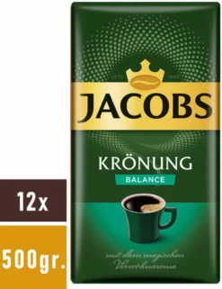 JACOBS Krönung Balance Filterkaffee 12 X 500 G Gemahlener Röstkaffee -Haribo || Tassimo || Senseo Verkaufsgeschäft 1c23b5ad59226354684da1707df833c9