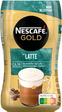Nescafé® Nescafé Gold Typ Latte | 250g Dose -Haribo || Tassimo || Senseo Verkaufsgeschäft 1cfa56f030eaf8ae9fe869165c18c9fd