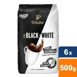 Tchibo - Black 'n White Bohnen - 6x 500 G