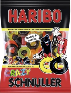 Haribo Crazy Schnuller Fruchtgummi Lakritz Veggie Gelatinefrei 200g -Haribo || Tassimo || Senseo Verkaufsgeschäft 1f610fbab259bedc267a5ac6694f95ff