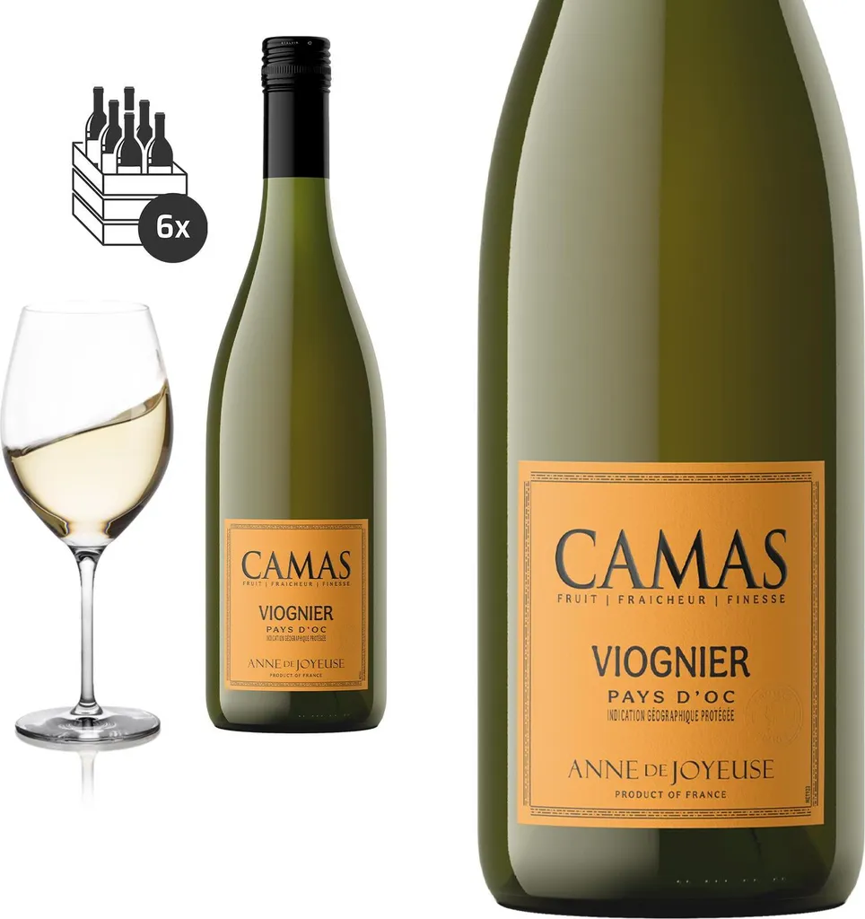 6er Karton 2021 Viognier Camas Von Anne De Joyeuse - Weißwein 3 6er Karton 2021 Viognier Camas Von Anne De Joyeuse - Weißwein