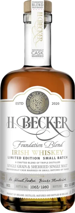 H. Becker Irish Whiskey Foundation Blend 0,7 L