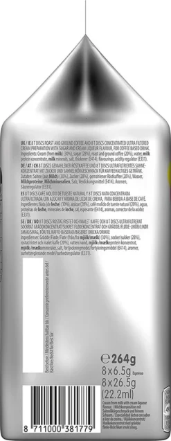 TASSIMO Latte Macchiato Baileys 5er Pack T Discs Kaffee Kapseln 5 X 8 Getränke -Haribo || Tassimo || Senseo Verkaufsgeschäft 21d4453ab863a1784a55921cdede9e71