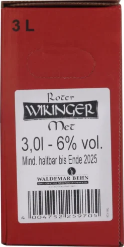 Roter Wikinger Met Mit Kirschsaft 6% Vol.Alk. 3,0 L -Haribo || Tassimo || Senseo Verkaufsgeschäft 22a4980a2e2aeeaab6f58904adcfa851