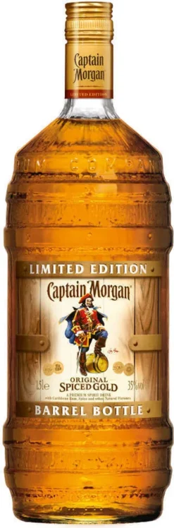 Captain Morgan Original Spiced Gold Barrel Bottle | 35 % Vol | 1,5 L -Haribo || Tassimo || Senseo Verkaufsgeschäft 234f2fec1917b5149643337123d9710c