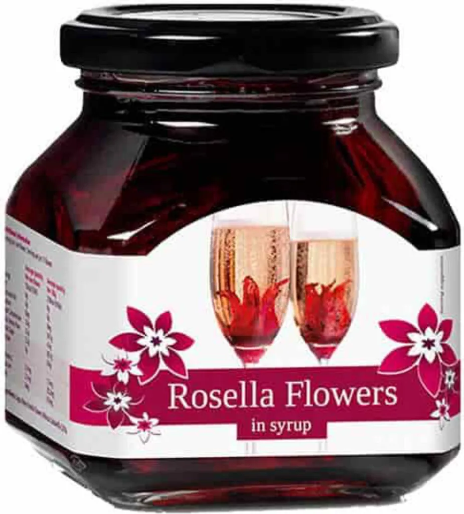 Rosella Flowers Wilde Hibiskusblüten Eingelegt In Sirup 270g 3 Rosella Flowers Wilde Hibiskusblüten Eingelegt In Sirup 270g