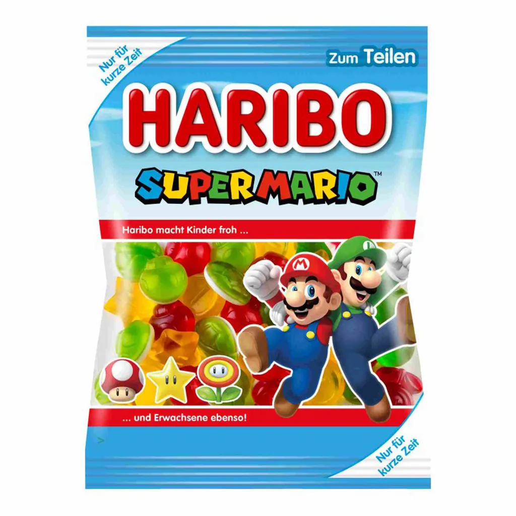 Haribo Super Mario Special Edition Fruchtgummi Mit Schaumzucker 175g 3 Haribo Super Mario Special Edition Fruchtgummi Mit Schaumzucker 175g