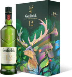 Glenfiddich 12 Jahre Mit Flachmann Single Malt Scotch Whisky 0,7l, Alc. 40 Vol.-%
