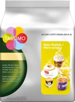 TASSIMO Jacobs Caffè Crema Mild XL 5er Pack T Discs Kaffee Kapseln 5x16 Getränke -Haribo || Tassimo || Senseo Verkaufsgeschäft 299ea6f719ac0ff84aee7b4c7cad8443