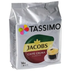 Tassimo Jacobs Caffè Crema Classico | 16 T Discs, Kaffeekapseln -Haribo || Tassimo || Senseo Verkaufsgeschäft 2a29ca5266a3c3c9cbab648e0fd50116