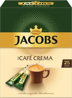 JACOBS Typ Cafe Crema Löslicher Kaffee 12 X 25 Sticks -Haribo || Tassimo || Senseo Verkaufsgeschäft 2ab42514c16824b0ebe694f899354d5b