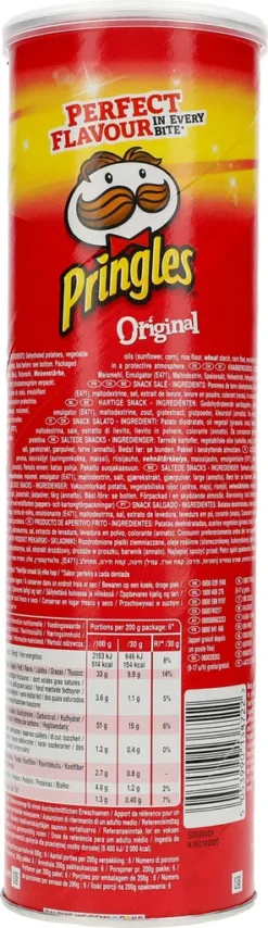 Pringles Original Gesalzene Stapelchips Dezent Würziger Geschmack 185g -Haribo || Tassimo || Senseo Verkaufsgeschäft 2c4c2d5a22229451b37103814474e037
